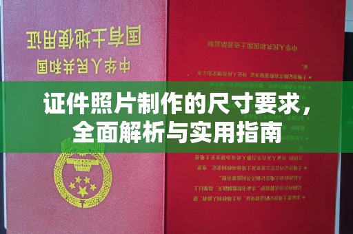 麻豆证件照片制作的尺寸要求，全面解析与实用指南